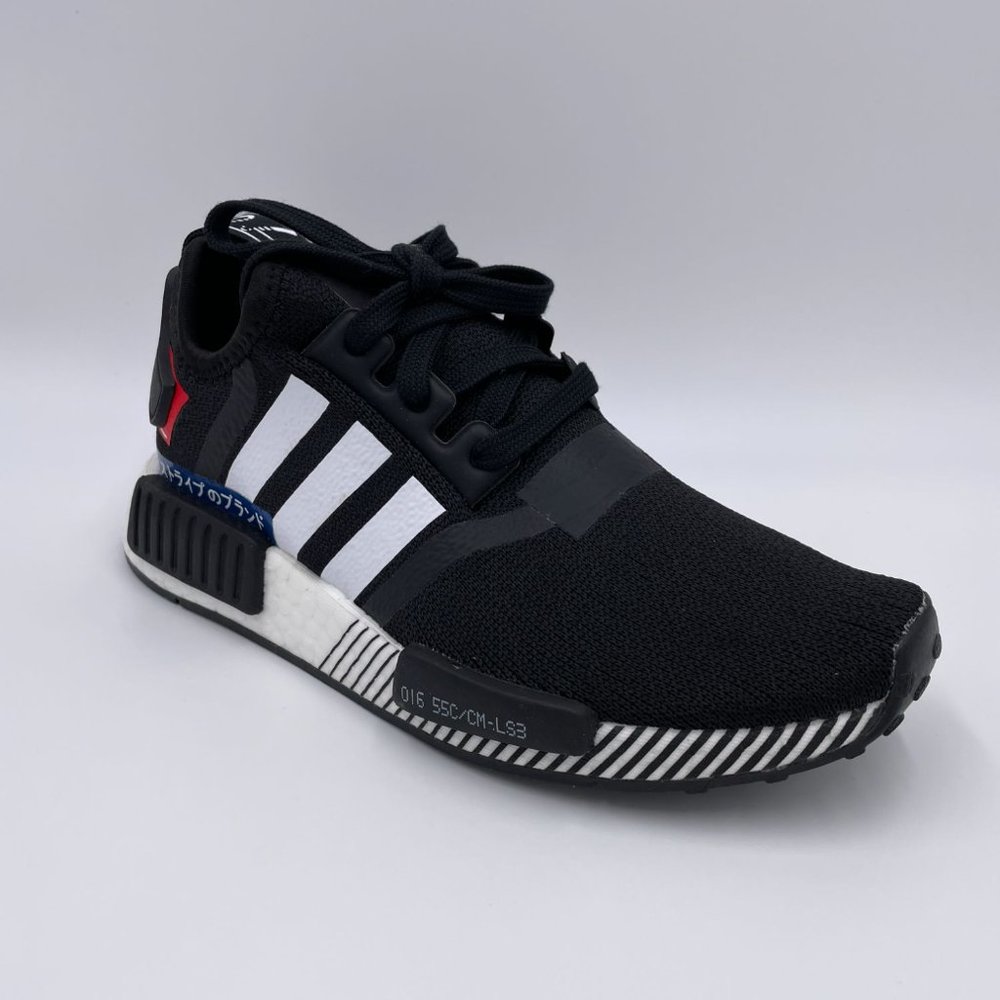Adidas NMD R1 Black / White Womens Shoes - Picture 7 of 8